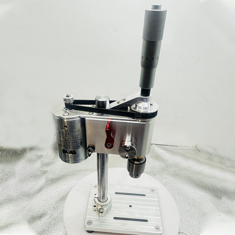 pcb board table drill, birdcage making precision miniature table drill diy model