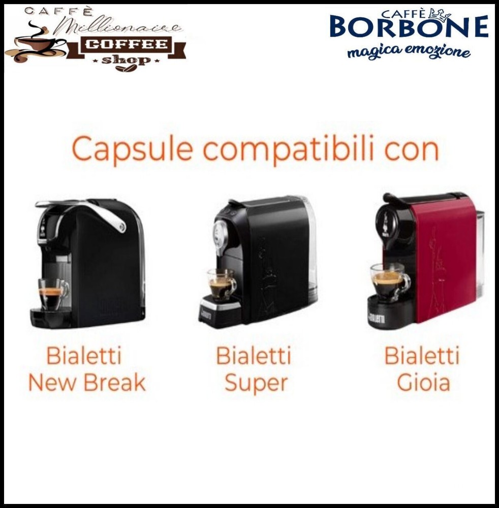 Bourbon Coffee Capsules Blend BLUE Compatible Bialetti® Machines*
