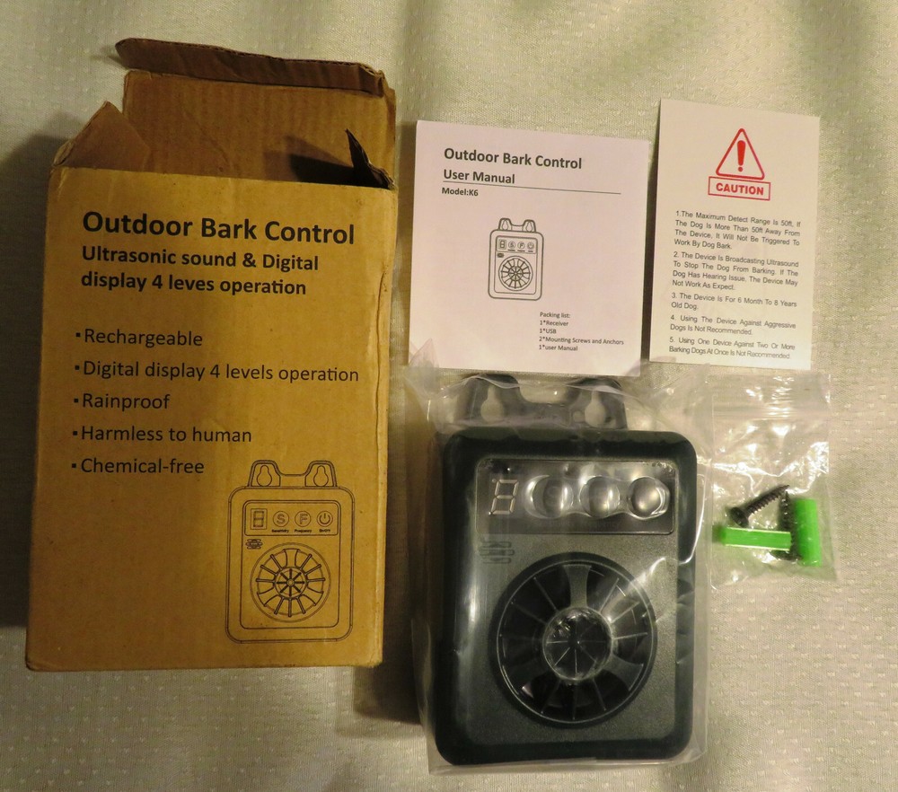 Outdoor Bark Control