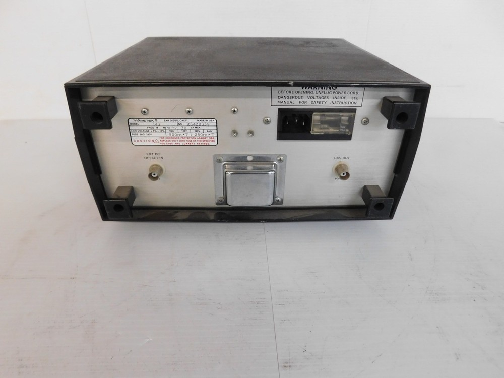 WAVETEK MODEL 143 20MHZ FUNCTION GENERATOR (MPT7)
