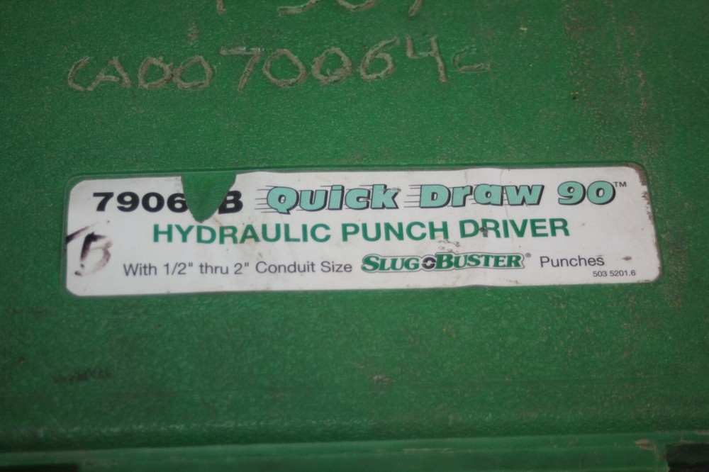 Greenlee Quickdraw Hydraulic Punch Driver 7906sb