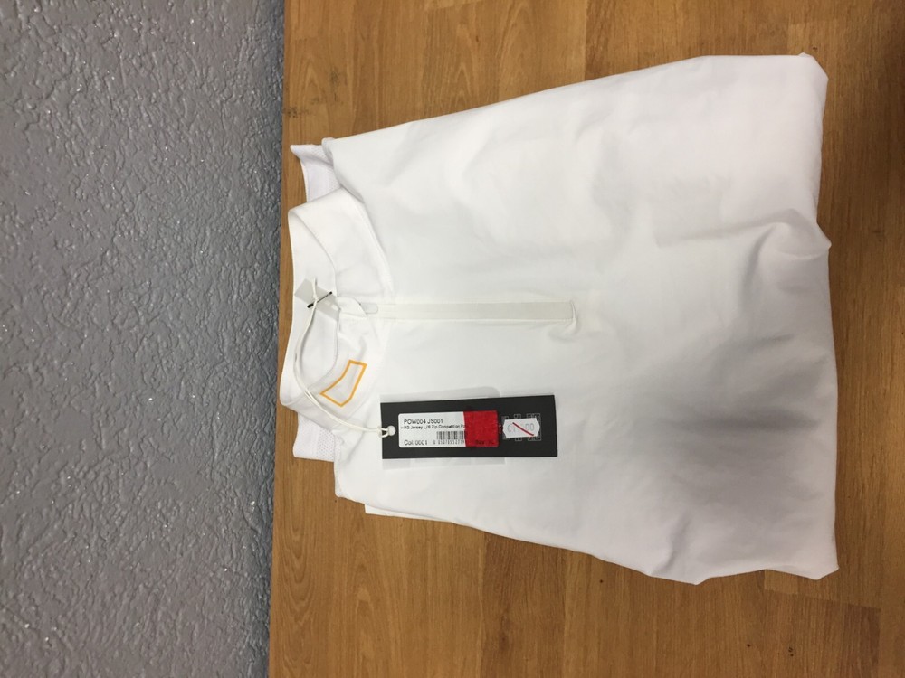 RG - Long Sleeve White Competition Polo - XL