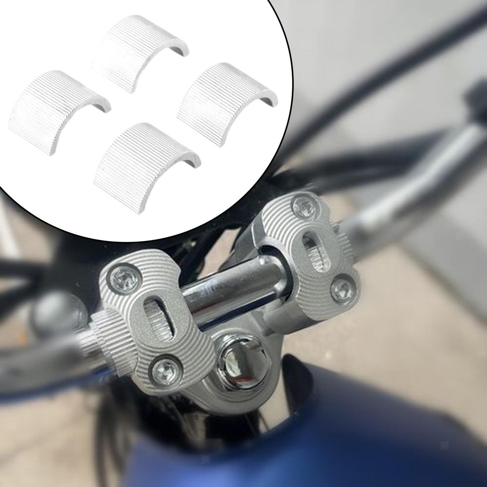 4Pcs Generic Handlebar Shims Motorcycle Accessories Sturdy Practical Handle Bar