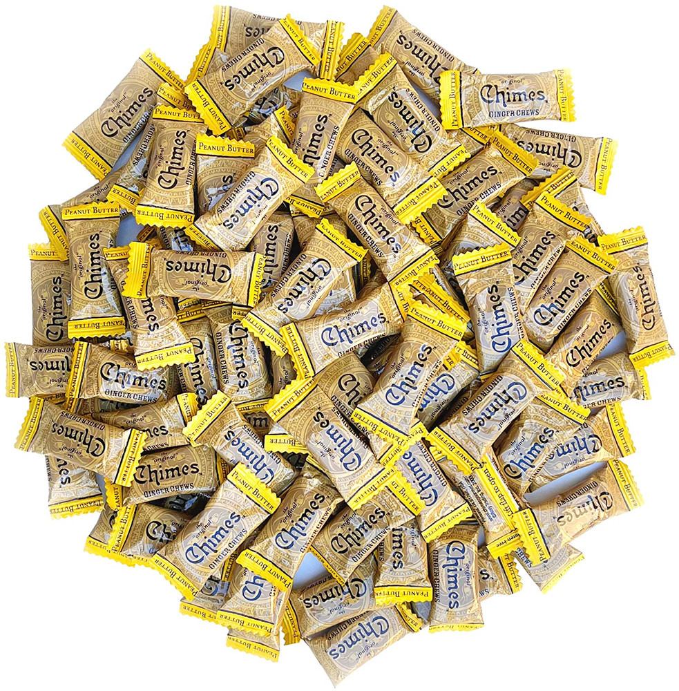 Peanut Butter Ginger Chews Candy, 1-Pound Bag