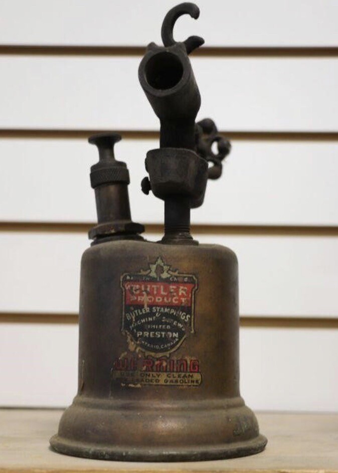 CUTLER BRASS BLOW TORCH