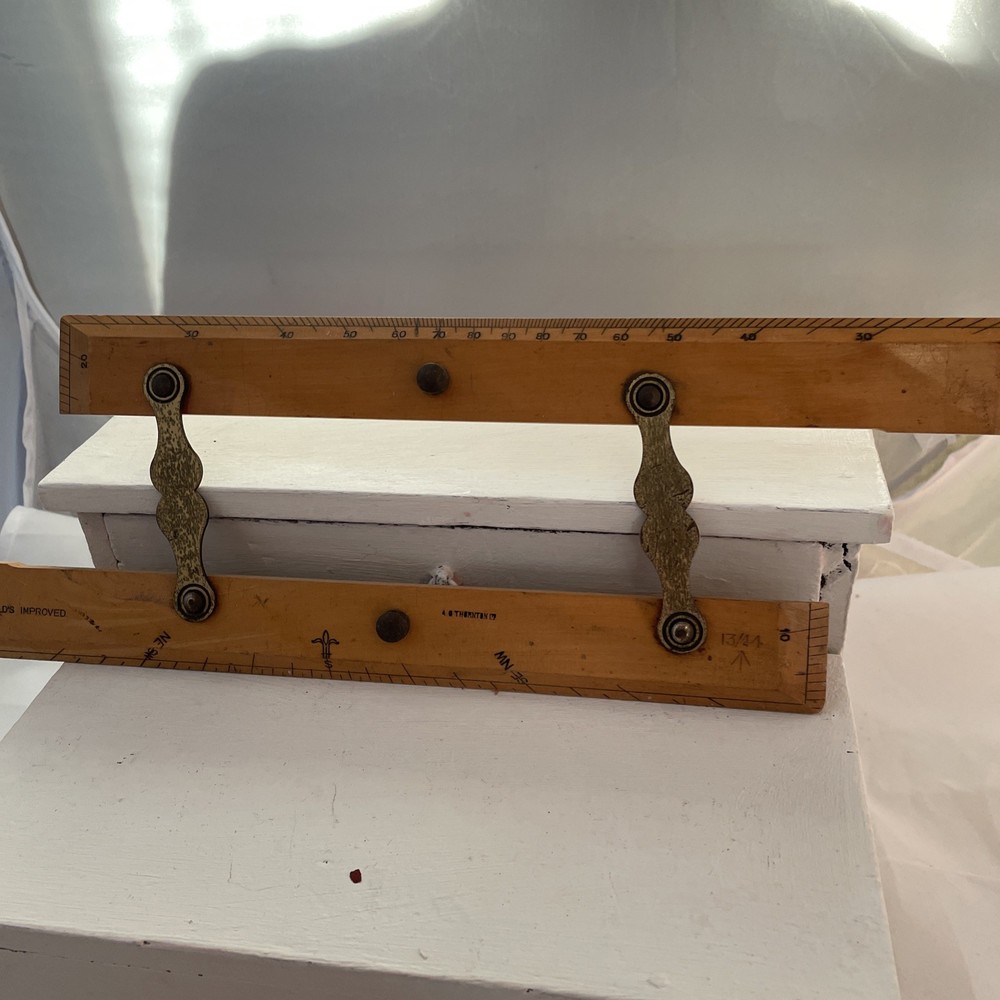 Vintage Capt Fields Improved Parallel Nautical Ruler