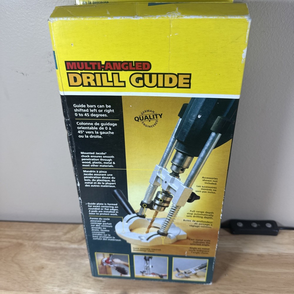 Wolfcraft 4525 Multi-Angled Drill Guide Up To 45 Degrees