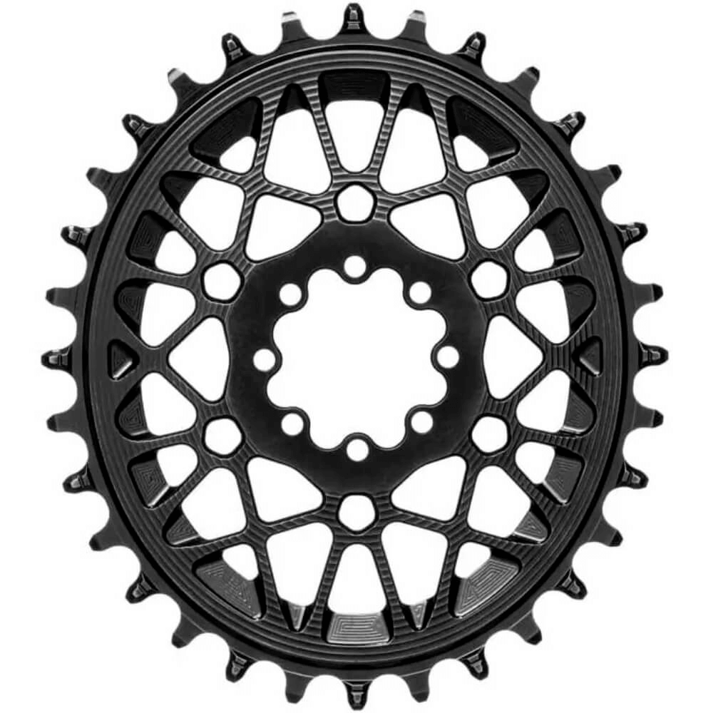 absoluteBLACK Oval T-Type Chainring for SRAM. Black