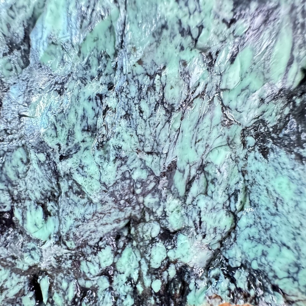 Natural Variscite 880 Grams Green Solid And Hard Great Looking Matrix