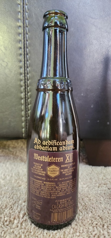 Two Westvleteren 12 Empty Bottles