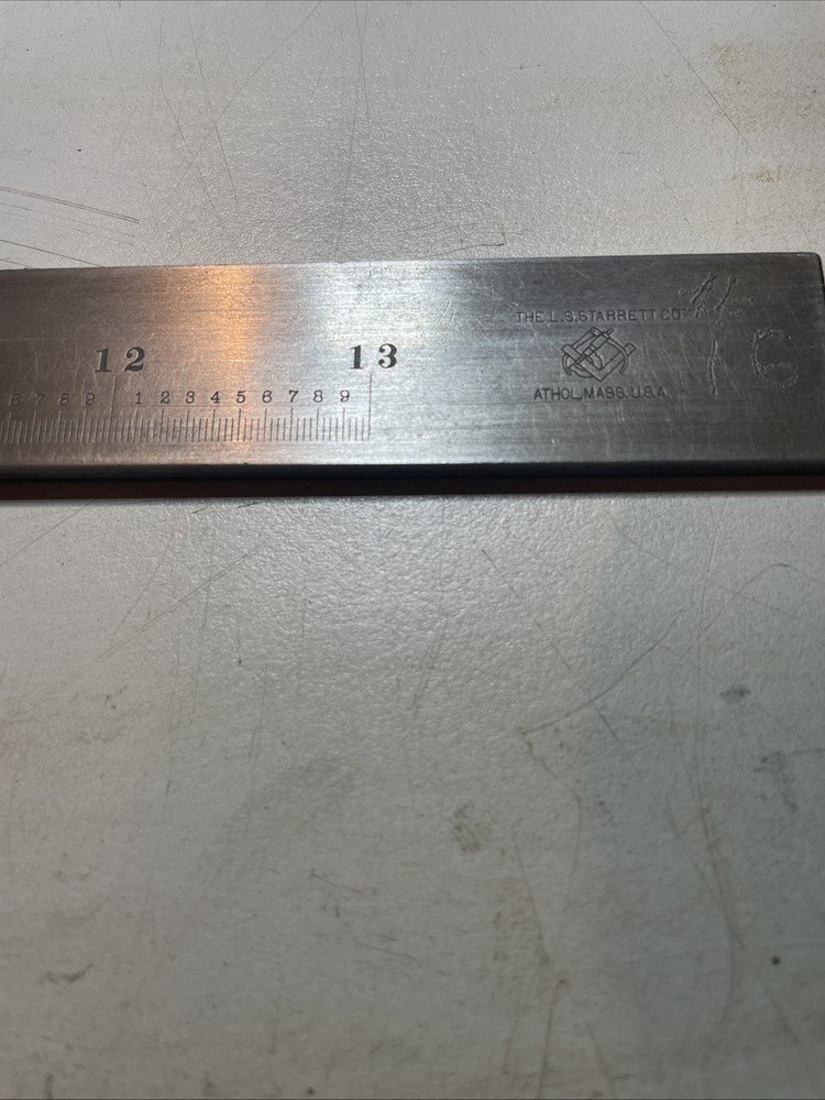 Starrett No 122 12” Inside Outside Vernier Caliper