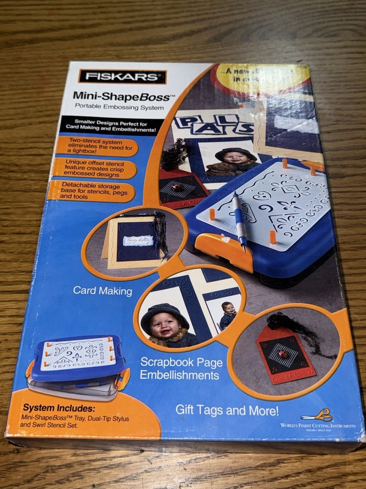 Fiskars Mini-ShapeBoss Portable Embossing System