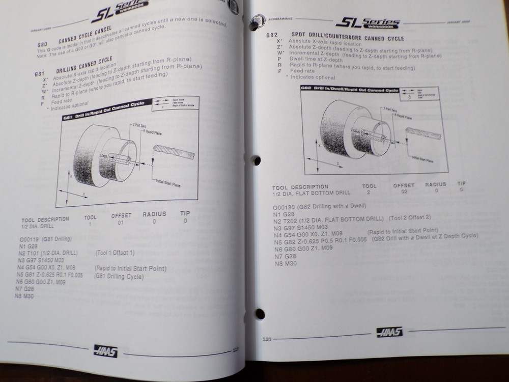 Haas SL-Lathe Training Manual 2001