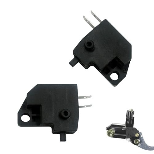 Motorcycle Brake Light Switch Replacement, 2-Pack Front Disc Brake Stop Light