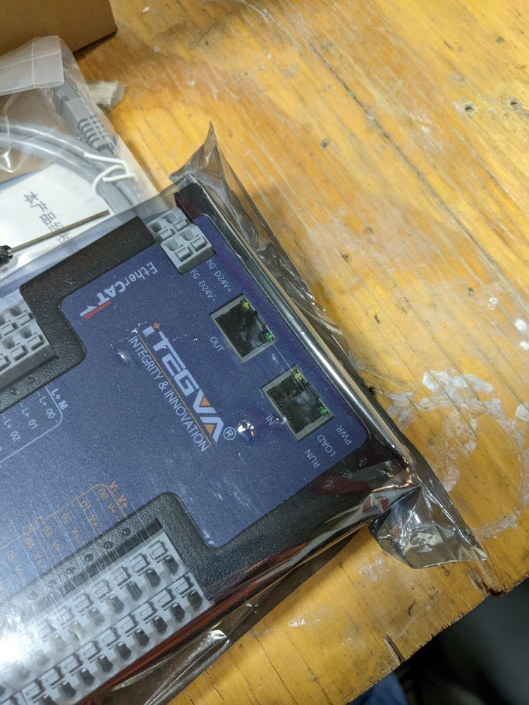 Itegva Ethercat Ethernet DIO IO 16 in 16 out 24V Controller !Charity! ECATDIO