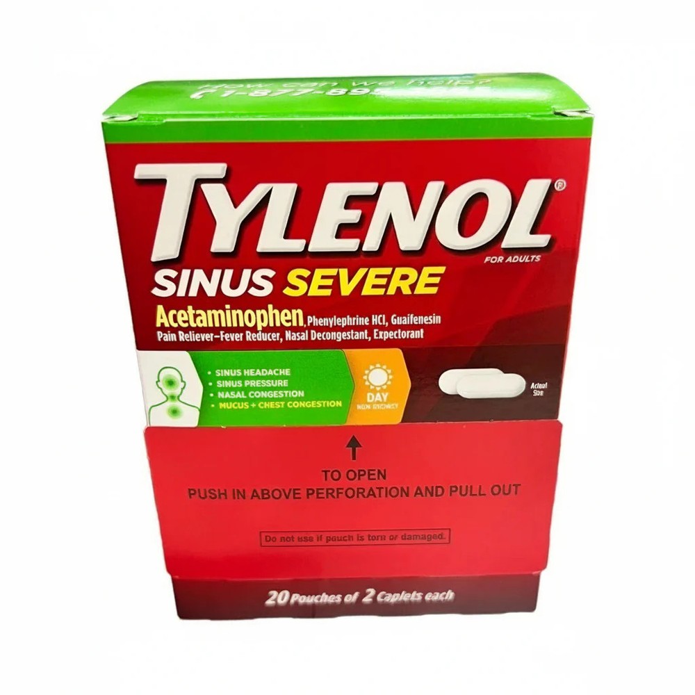 Tylenol Sinus Severe 20-2S (Acetaminophen)
