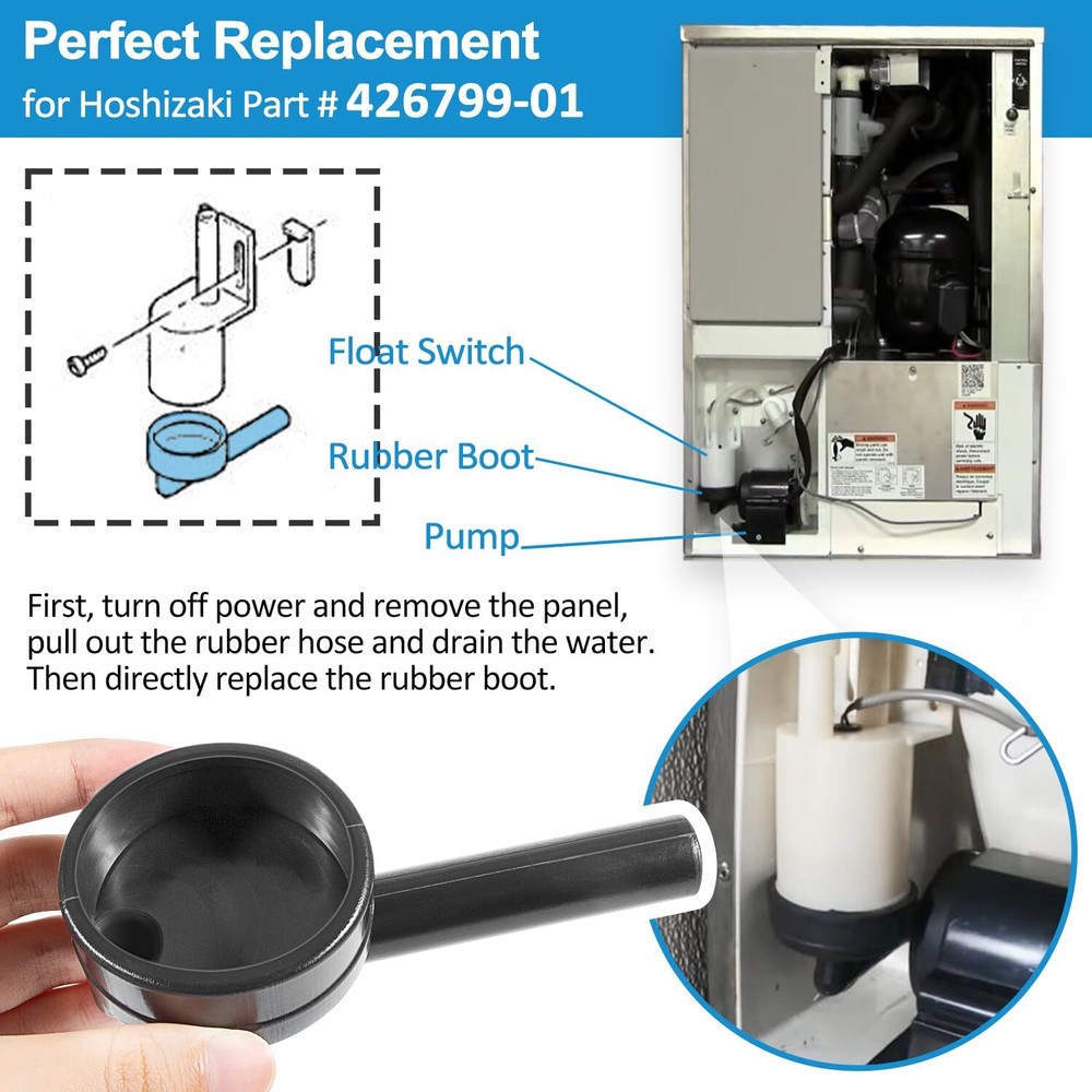 426799-01 Float Switch Connector Rubber Boot for Hoshizaki Ice Maker Machine