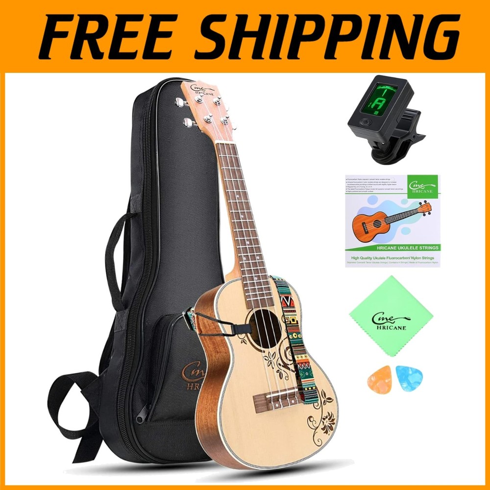 Professional Concert Ukulele Set with Accessories