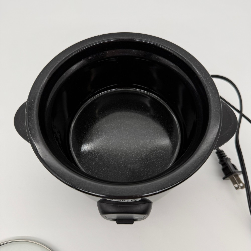 Dash Mini Rice Cooker Black 2 Cup Compact Cooker One-Touch Keep Warm