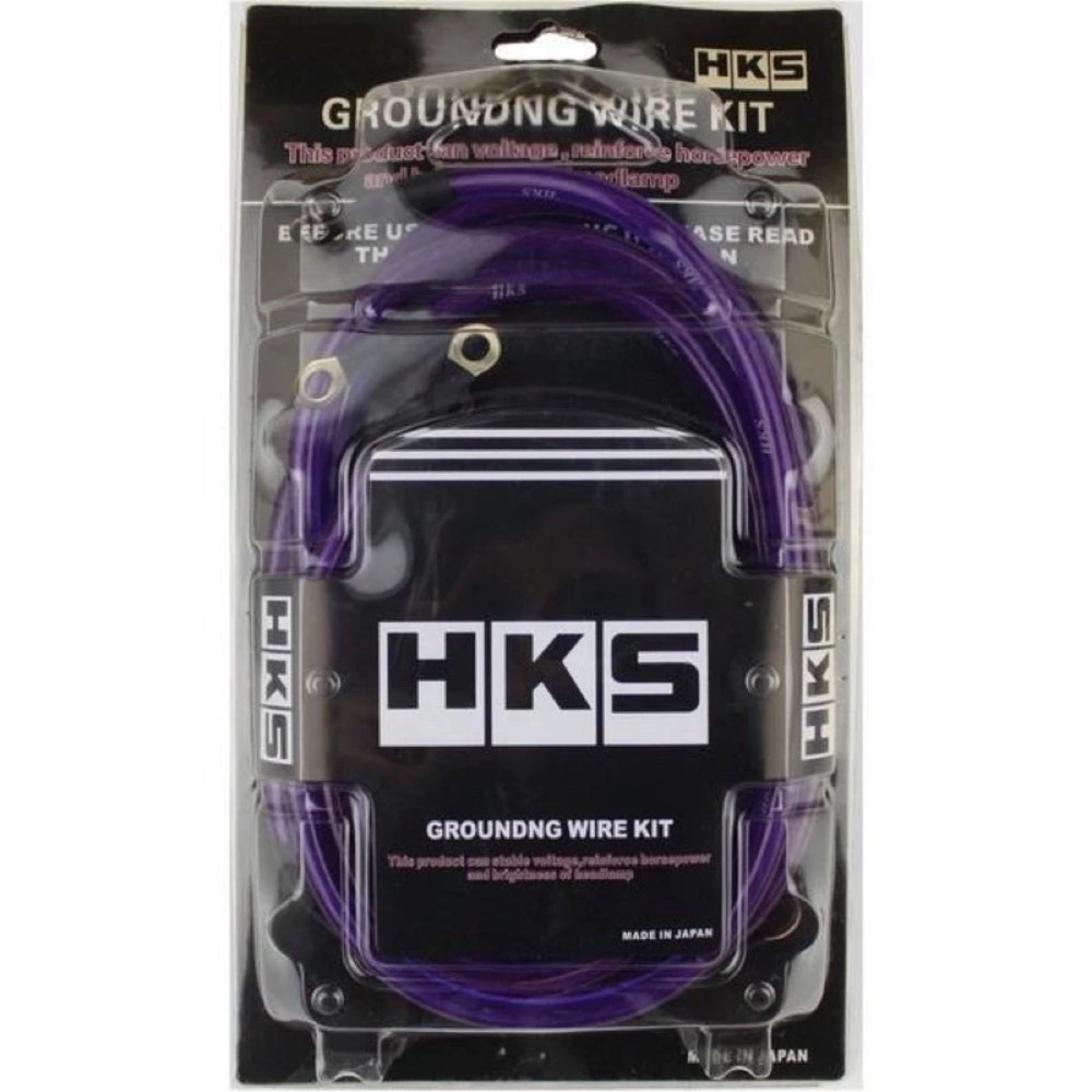 Universal 5 Points HKS Super Earth Cable Wire Grounding Kit Performance Blue