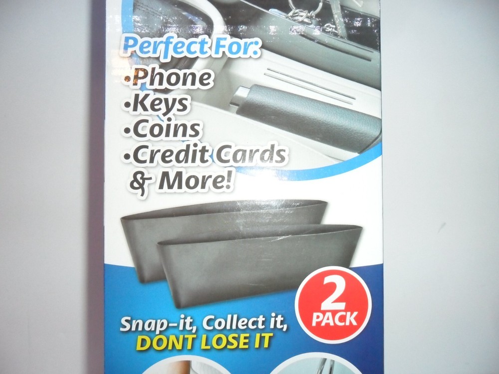 Car Genie Seat Compartment Holder 2 Pack NEW In Package
