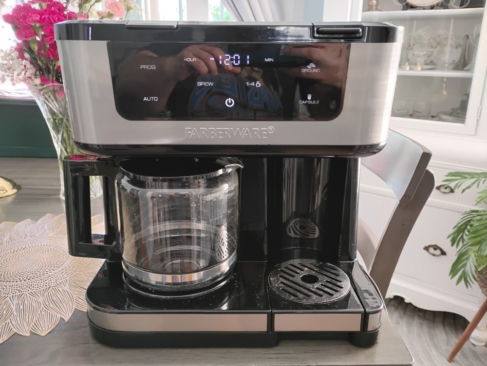 Faberware Dual Brew coffee maker With Keurig Pod Maker