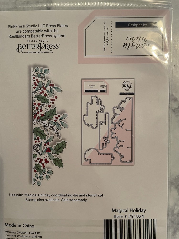 Pinkfresh Studio Magical Holiday Pressing Plates