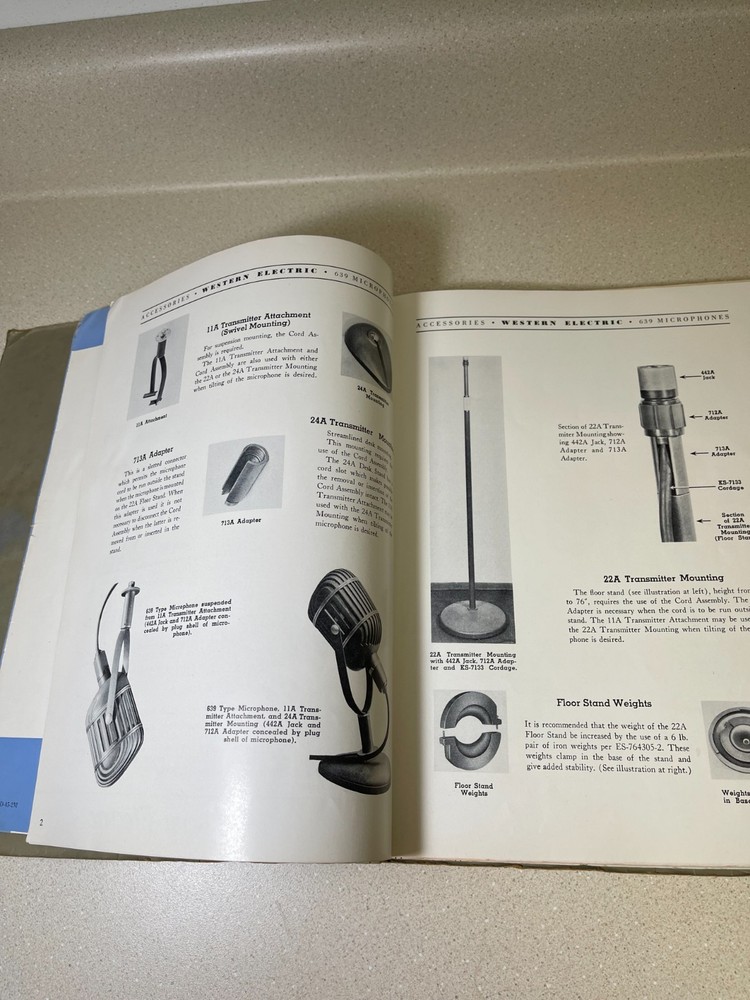 Western Electric Speech Input Equipment Catalgue