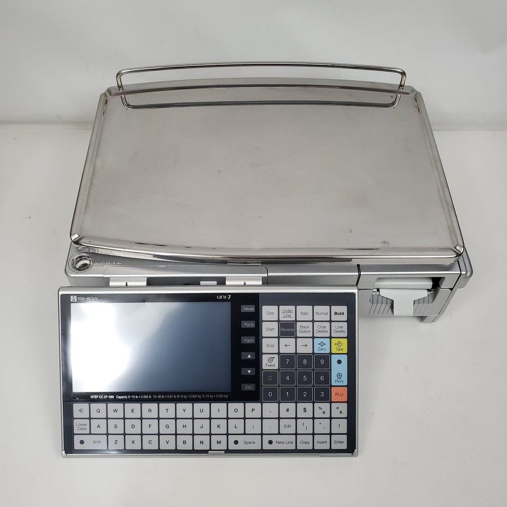 Ishida Uni-7 Computing Retail Scale with Printer