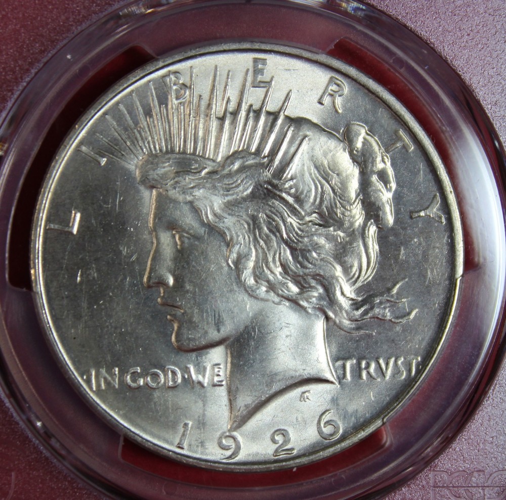 1926-D PEACE DOLLAR PCGS MS62