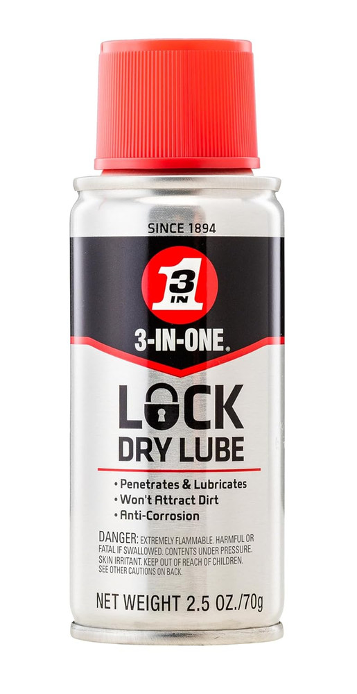Lock Dry Lube, 2.5 OZ