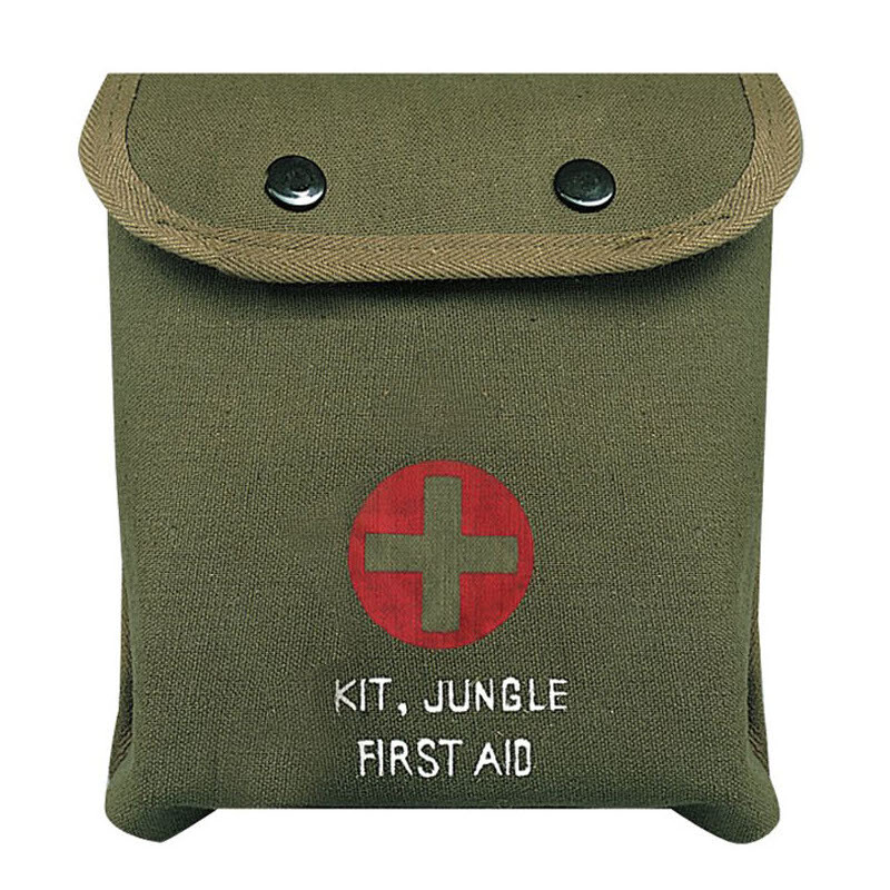 Olive Drab Military Jungle First Aid Kit