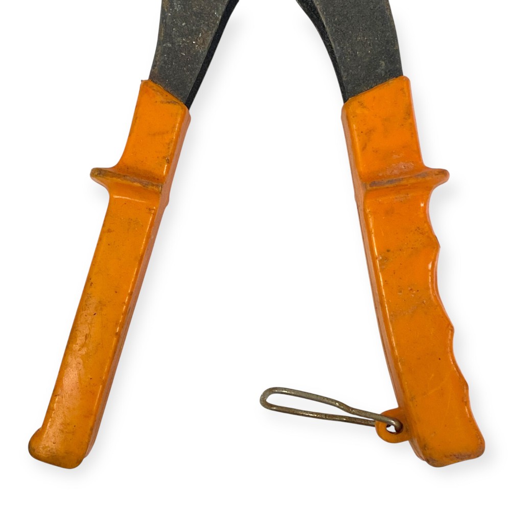 Rivet Gun Tool, Orange Handle, 9 in