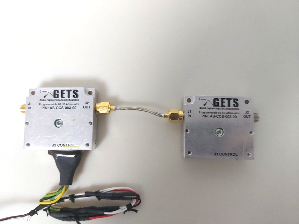 2PCS.GETS AS-CCS-003-00 Programmable 60 dB Attenuator