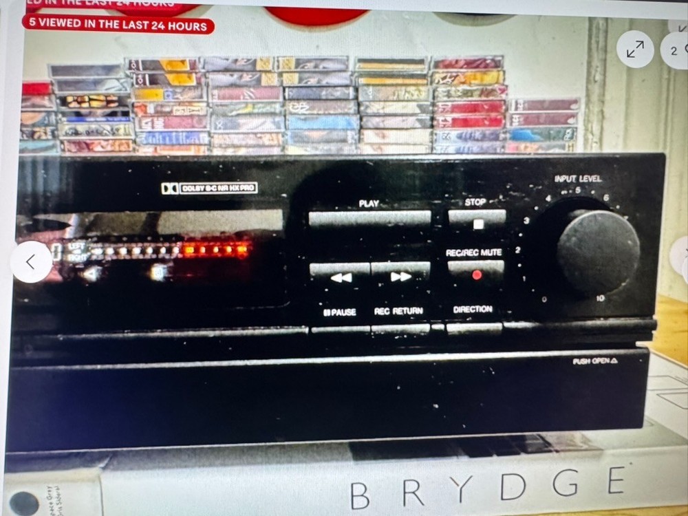 Denon DRR-780 Horizontal Loading Auto Reverse Stereo Cassette