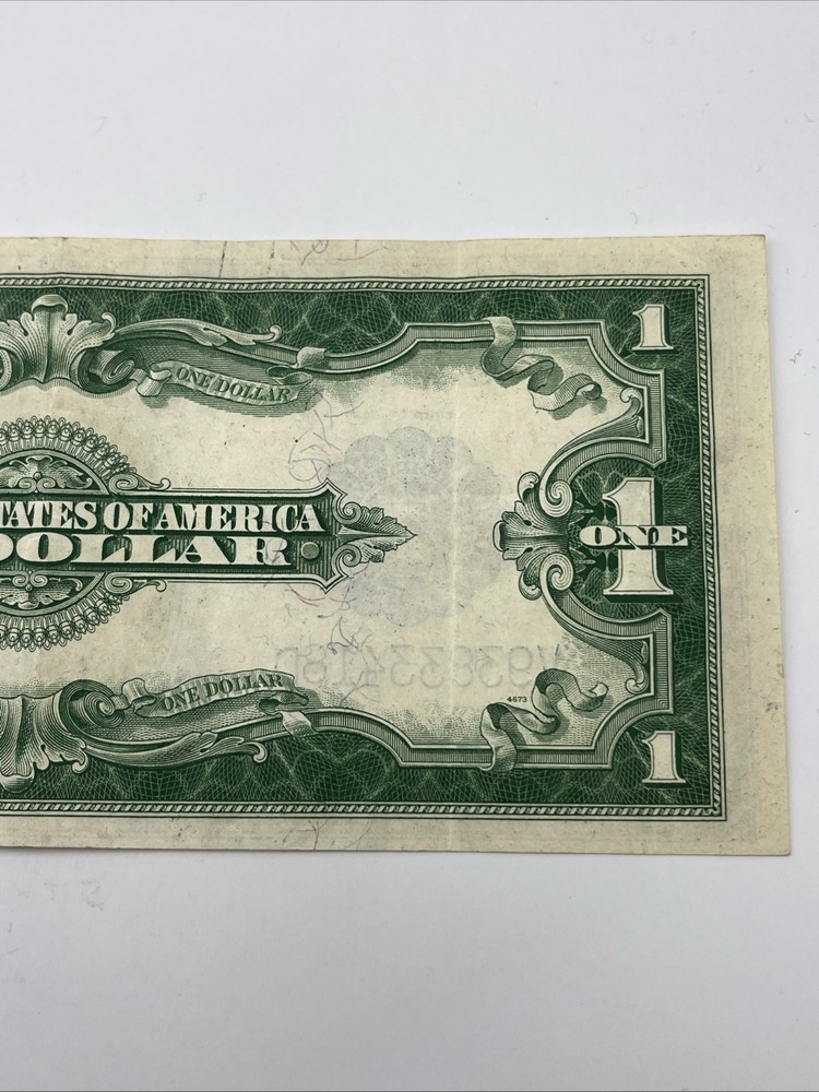 1923 $1 Silver Certificate Banknote Horse Blanket