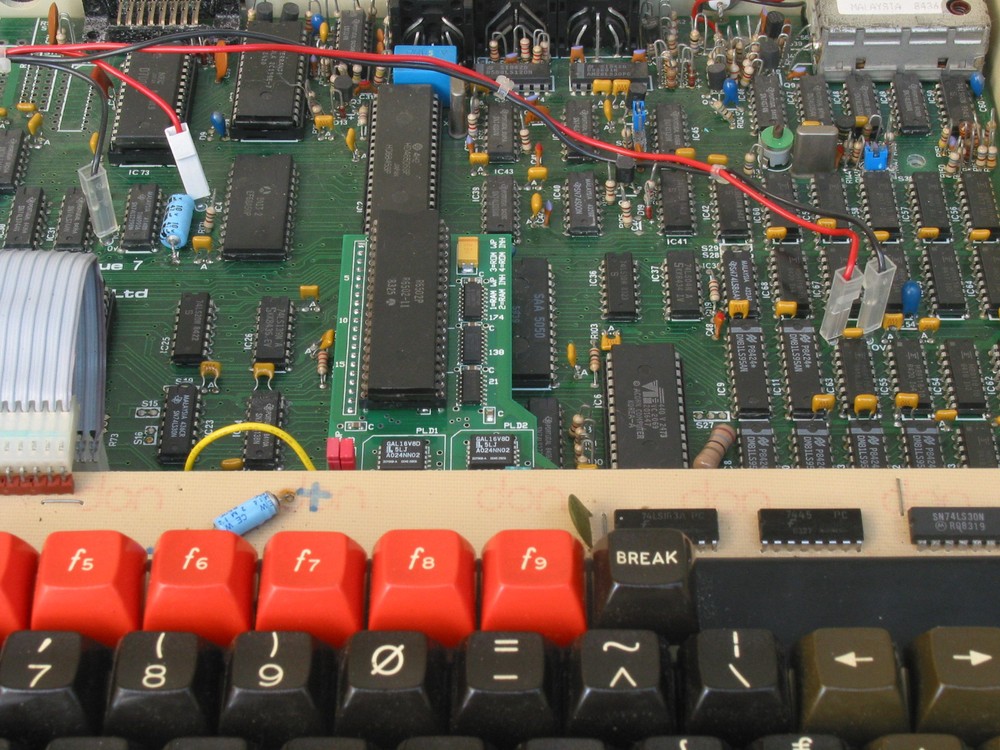 ACORN BBC MICRO 16 SOCKET BATTERY BACKED RAM FLASH ROM EEPROM EXPANSION BOARD