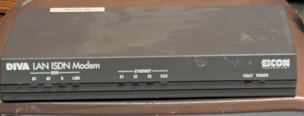 810-156  EICON DIVA LAN ISDN MODEM