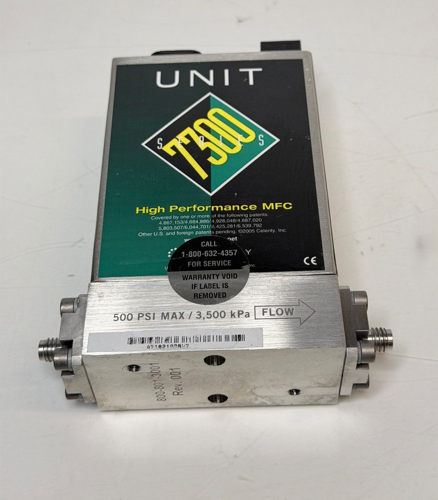 Celerity / Unit Series 7300 UFC-7301 High Performance MFC Mass Flow Controller