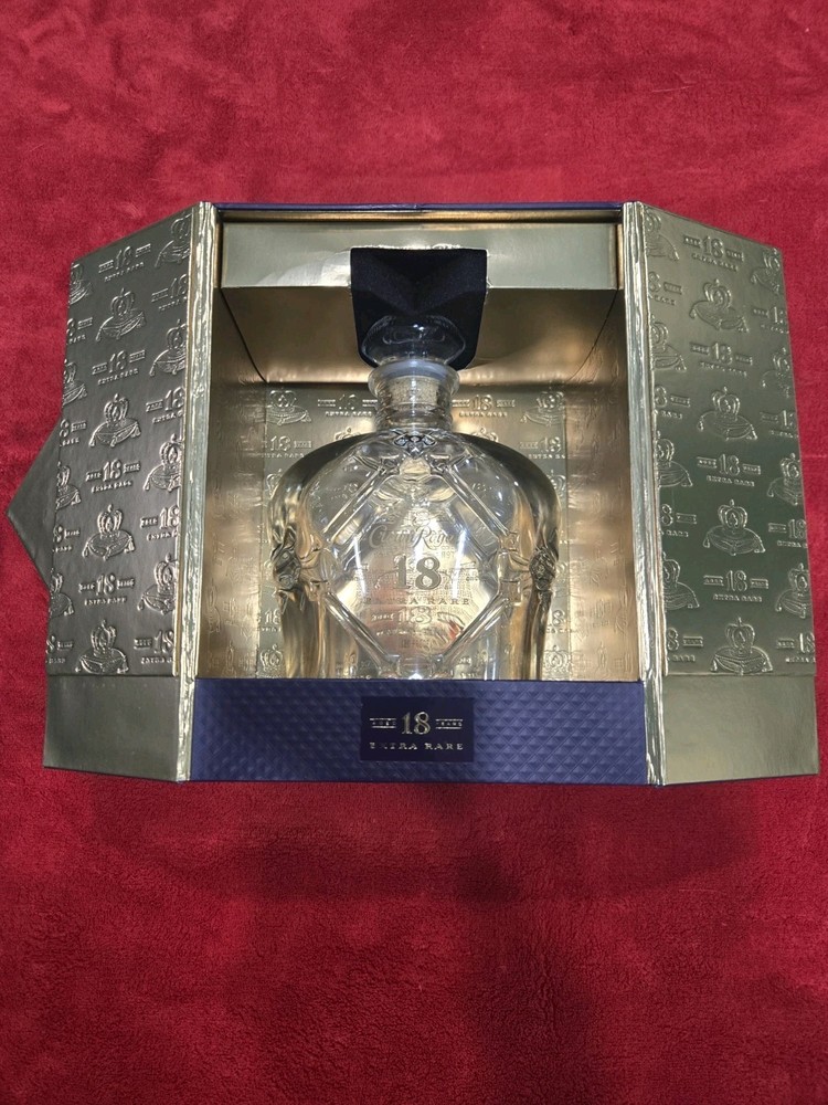 18 Year Old Crown Royal Bottle