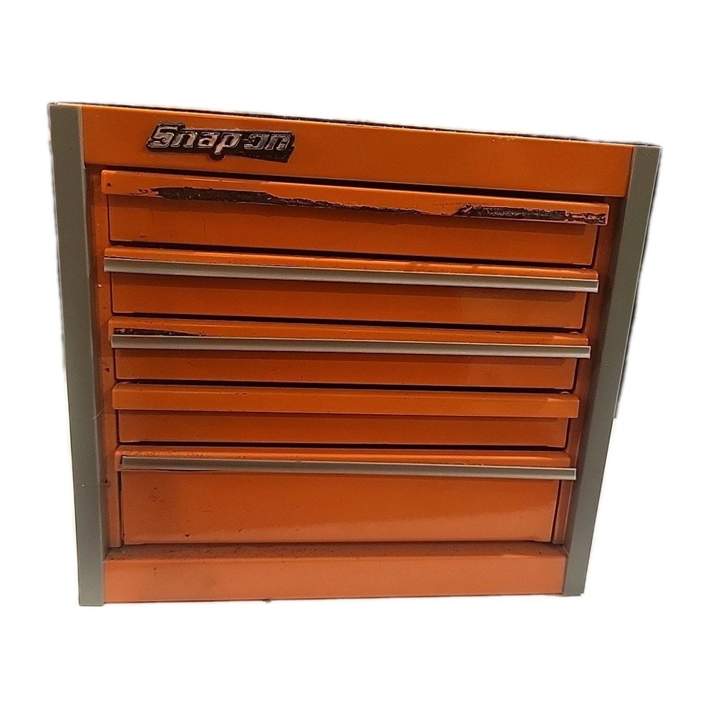 Orange Snap On Micro 5 Drawer Tool Cabinet