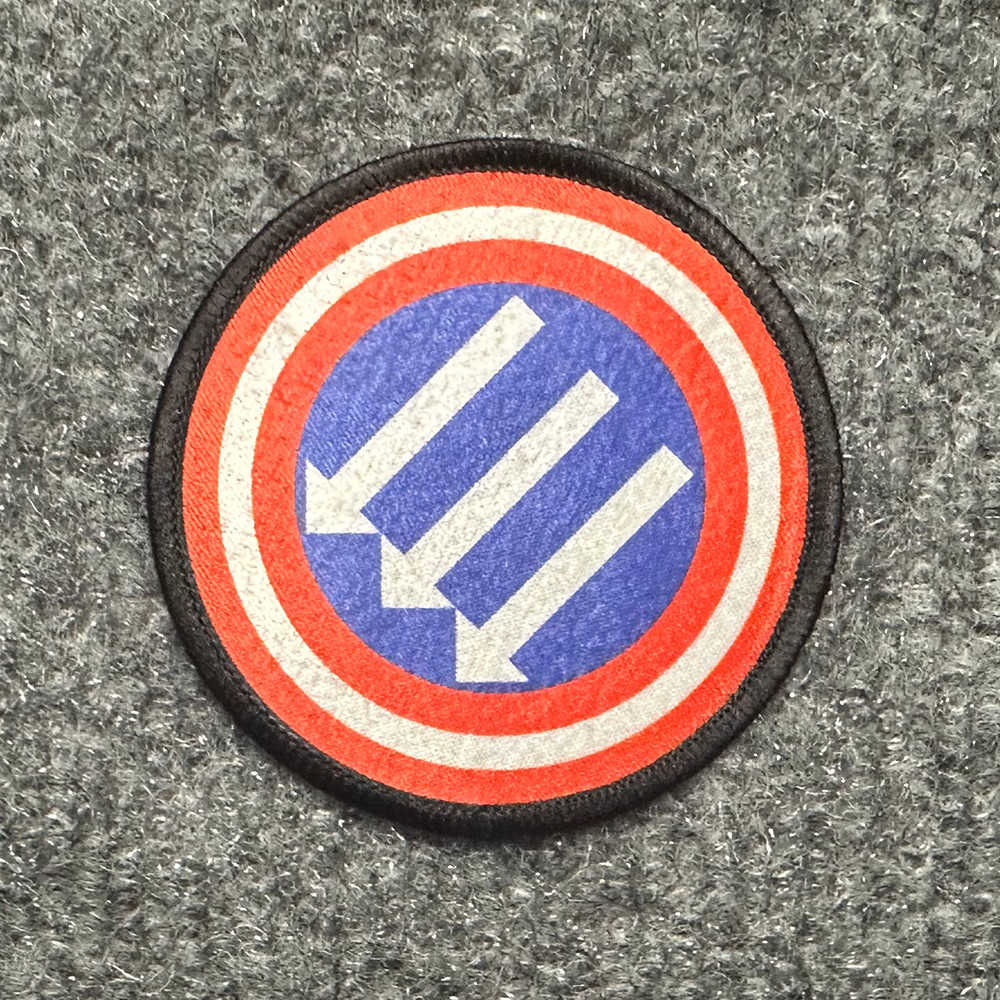 American Iron Front Anarchist 3 Arrows Morale Patch Hook & Loop