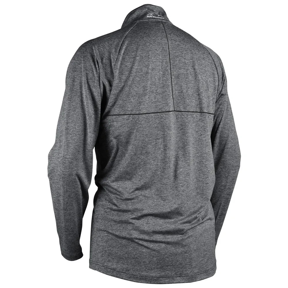 Sun Mountain Men's Second Layer LS Pullover - Navy Heather Size XXXL