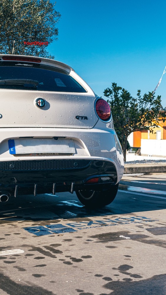Alfa Romeo Mito Diffusore Posteriore, alette diffusori 4 Pezzi