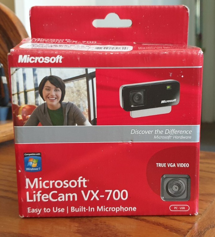 Microsoft LifeCam Web Cam VX-700 Built In Microphone