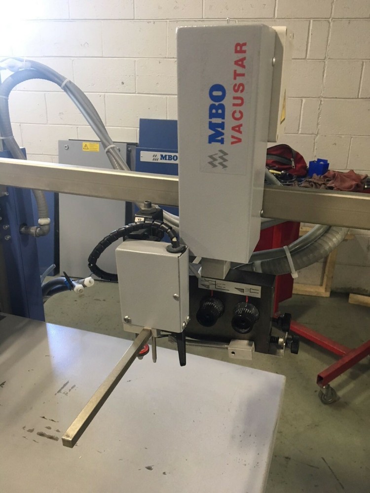 1) Used MBO Vacustar Pile Feed assembly Unit