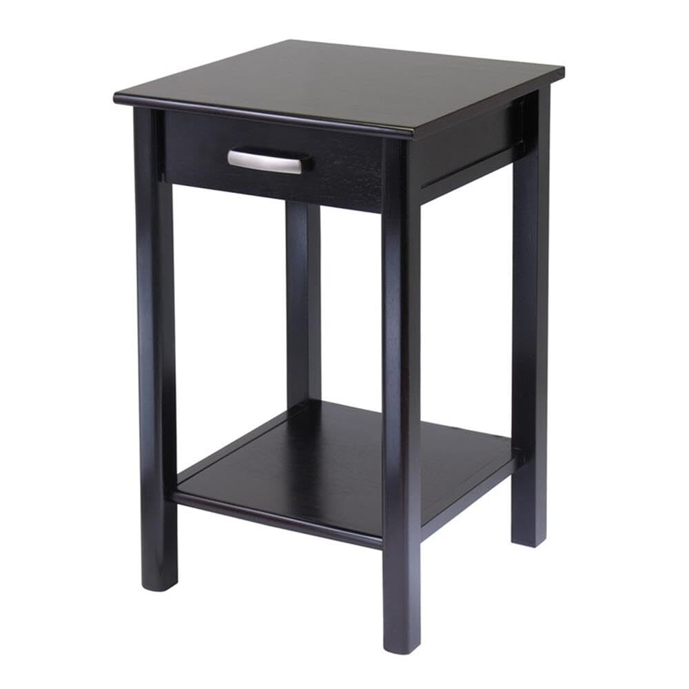 Liso Home Office Espresso End Table