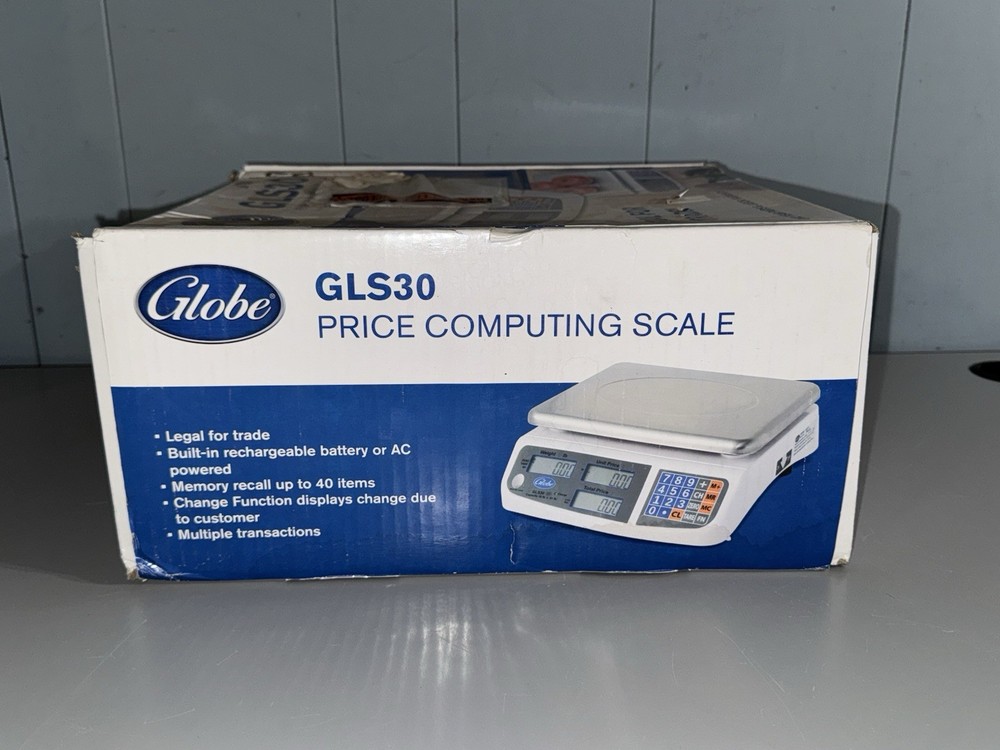Globe GLS30 30lb Capacity Price Computing Scale - NEW