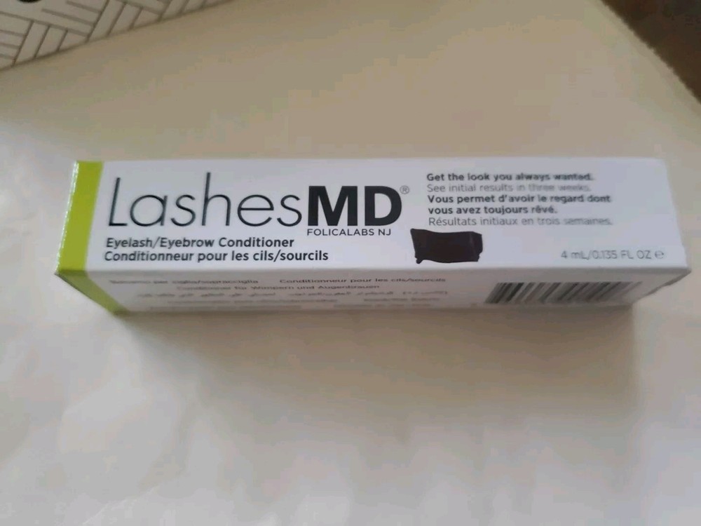 NEW IN BOX! LashesMD Eyelash Eyebrow Conditioner 4mL Full Size!
