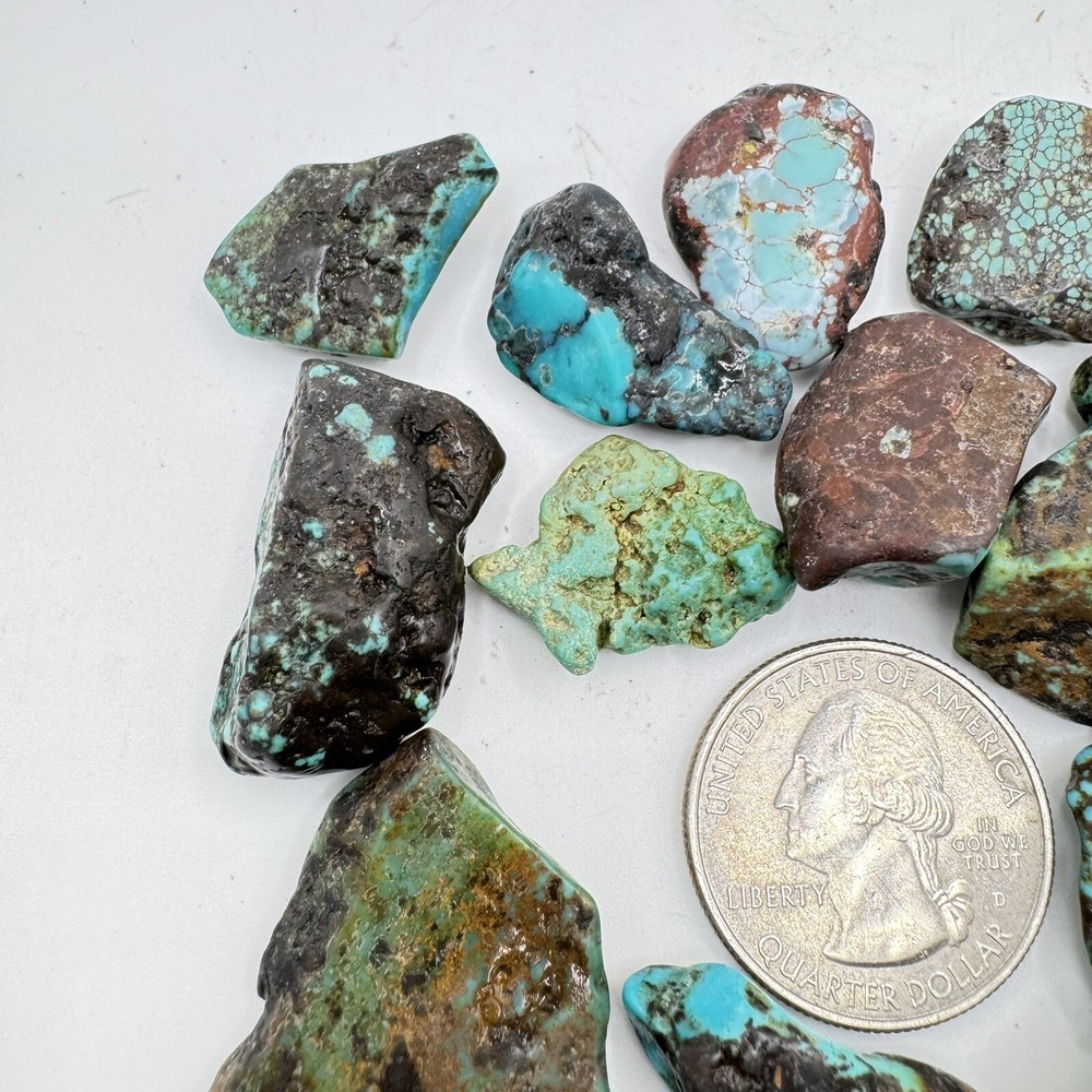 Mixed Stabilized Hubei Turquoise 76 Grams